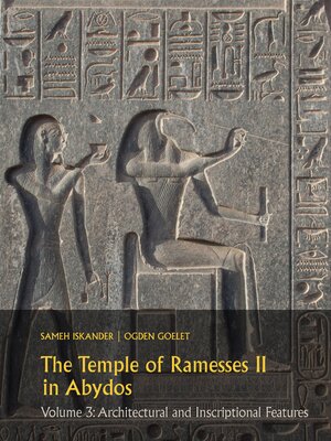 cover image of The Temple of Ramesses II in Abydos, Volume 3